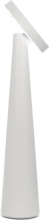 Lampa stołowa Zafferano Angelina z akumulatorem – bezprzewodowa, głowica obrotowa, sterowanie dotykowe, nowoczesny design do wnętrz – jasnoszara