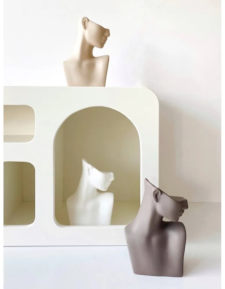 Biała ceramiczna figurka Rulina Arcturus