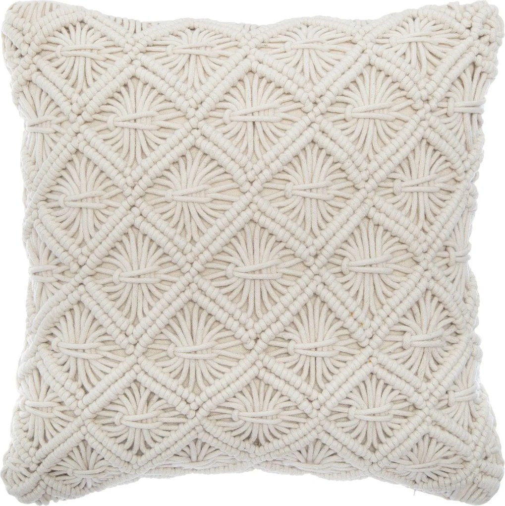 Ozdobna poduszka Ete, makrama, 40 x 40 cm