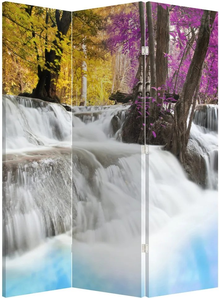 Parawan - Wodospad Erawan w lesie (126x170 cm)