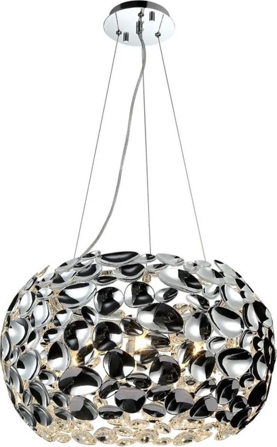 Open Design OR80162 - Żyrandol na linkach CARERA 6xG9/7W/230V, średnica 55 cm, błyszczący chrom