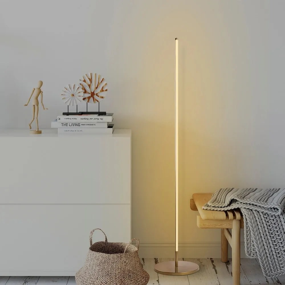 Lampa stojąca LED w kolorze złota (wysokość 153 cm) Sword – Opviq lights