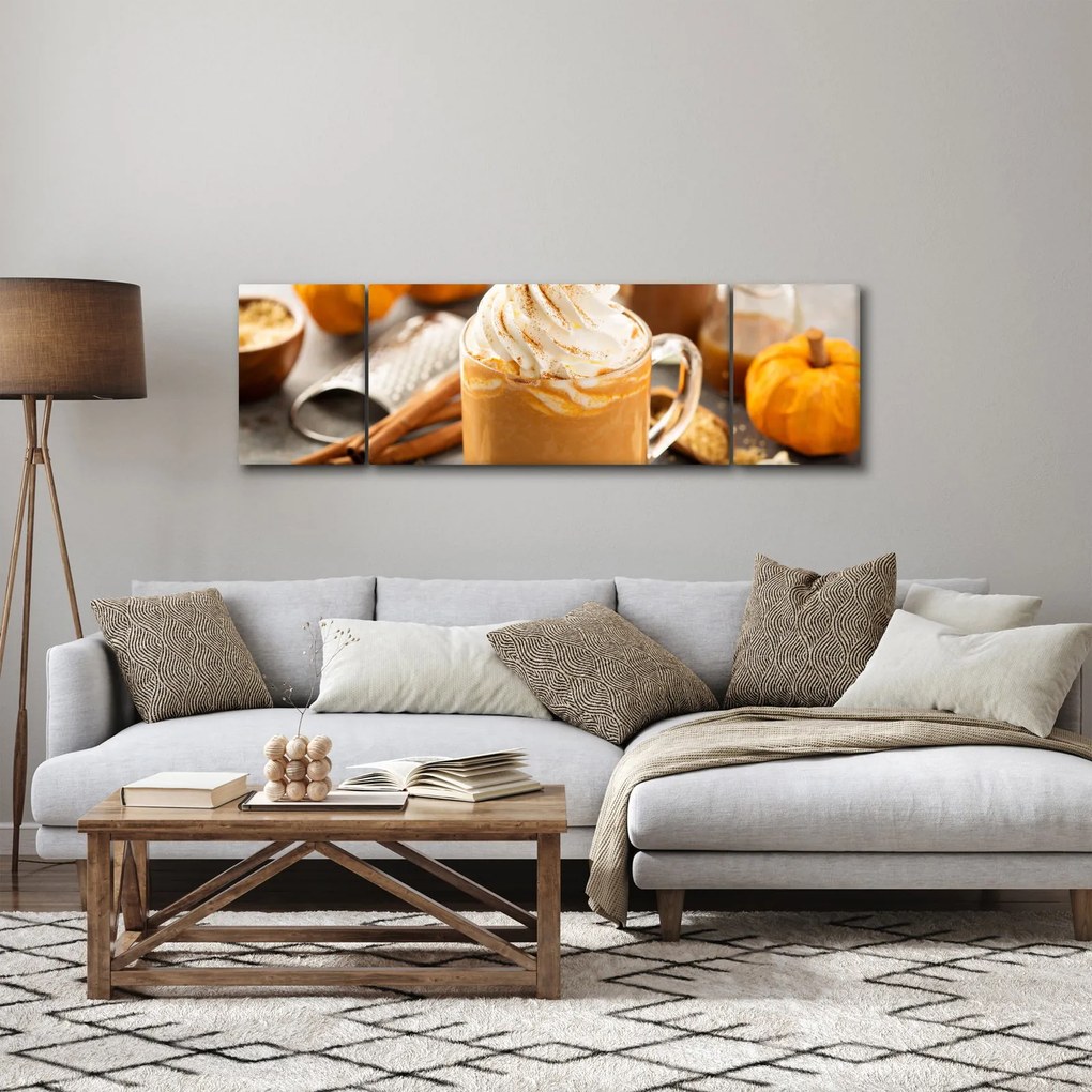Obraz - Dyniowa latte (170x50 cm)
