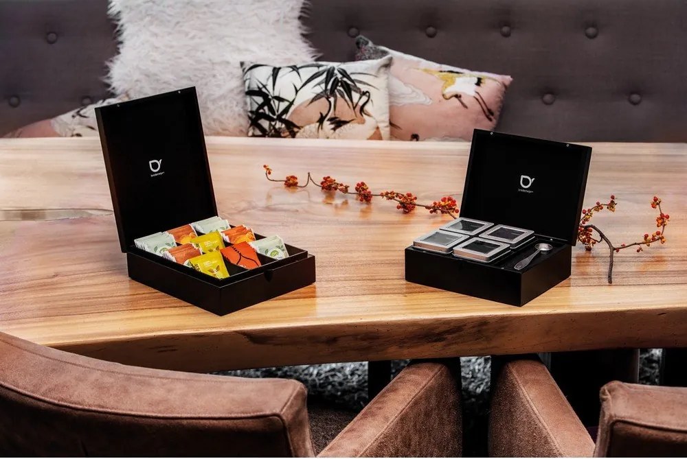 Drewniane pudełko na herbatę – Bredemeijer