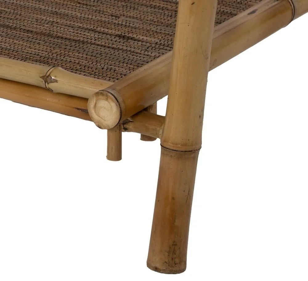 Bambusowy regał w naturalnym kolorze 48x152x50 cm Manali – Ixia