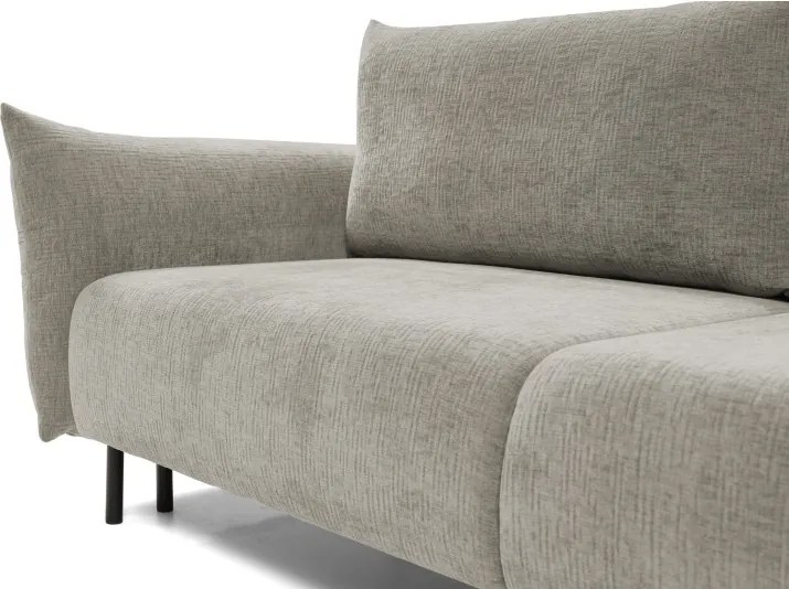 Sofa ADEL z funkcja spania i pojemnikiem SZARY OVER THE HORIZON 85