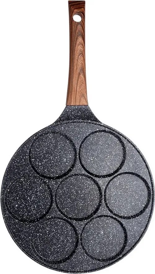 Granitowa patelnia do smażenia 7 jajek E1-H03