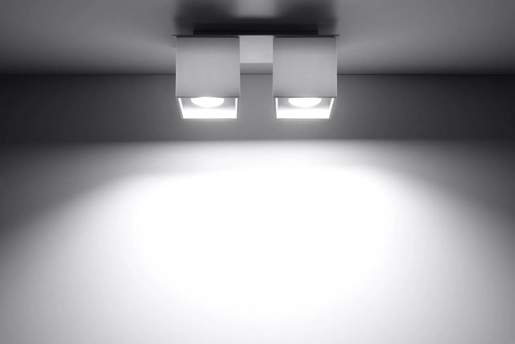 Minimalistyczny plafon E767-Lenobri - biały