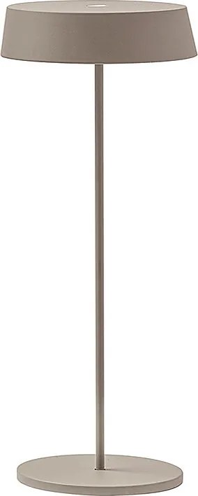 Lampa stołowa LED Inemuri Cipria z funkcją ładowania przez USB Touch i ściemniania, żywotność baterii 12 godzin