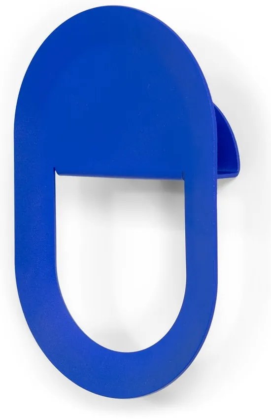 Niebieski ścienny stalowy haczyk Coucou – Spinder Design