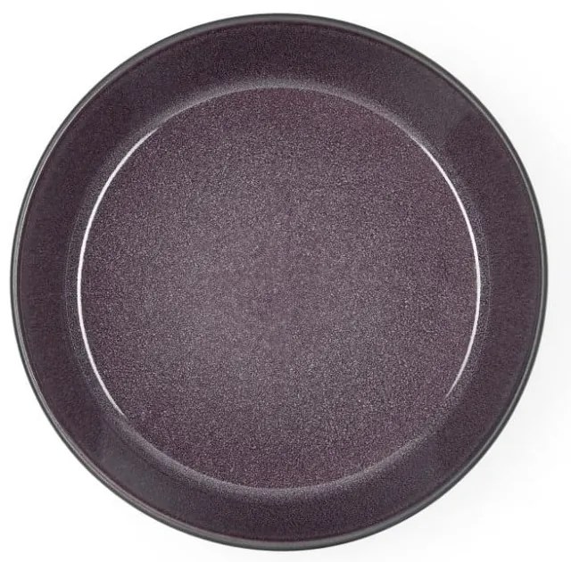 Czarna/fioletowa kamionkowa miska Gastro Black/Purple – Bitz