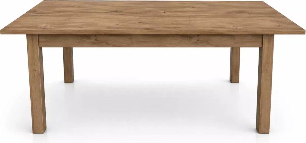 (Wyprzedaż) Stół Nico 160x90+40 cm, kolor Lewkas, Szybka Dostawa