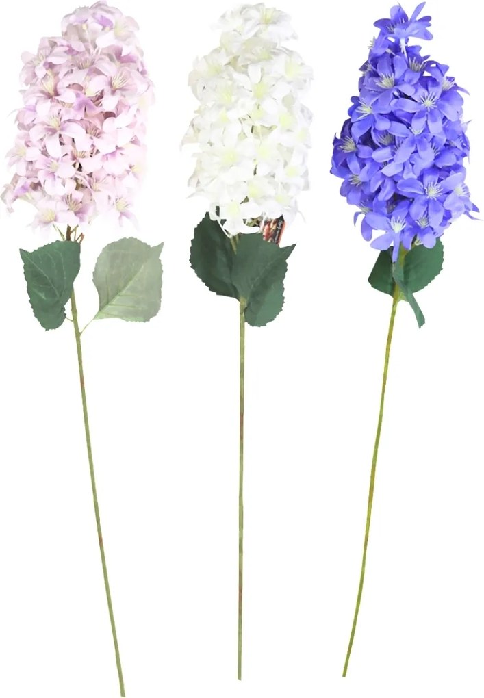 Sztuczny kwiat HORTENSJA PLUME 87 cm - różne kolory Kolor: Różowy