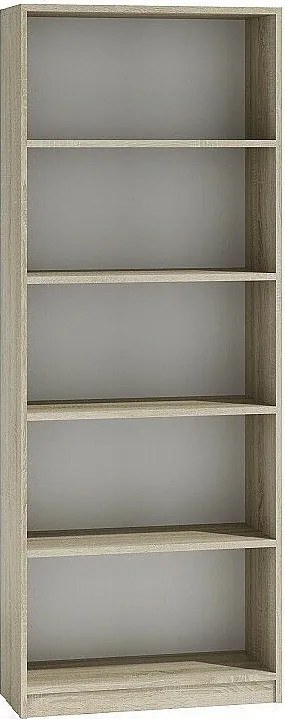 Regał Onyx R60 | Dąb Sonoma  | 60x30x182 cm | Książki Zabawki Segregatory