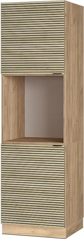 Szafka kuchenna panel dębowy 60x58.1x206.8 fame-line