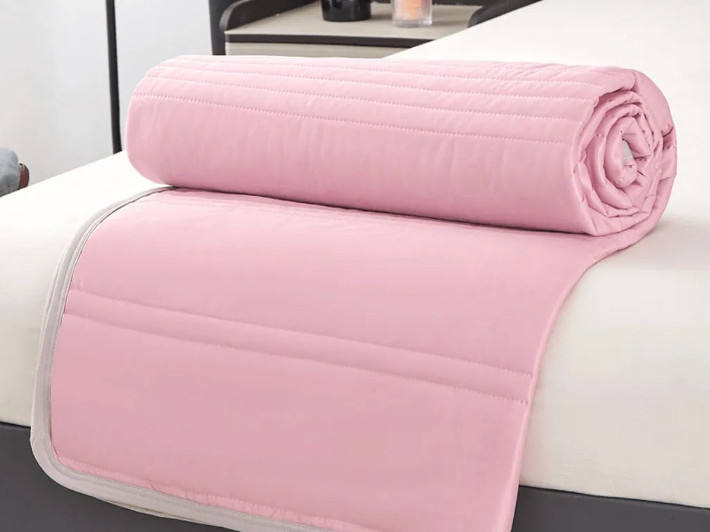 Chłodząca letnia kołdra CELIA, różowa Rozmiar: 160 x 200 cm