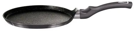 Berlinger Haus Patelnia do naleśników z powłoką marmurową Carbon PRO Line, 25 cm