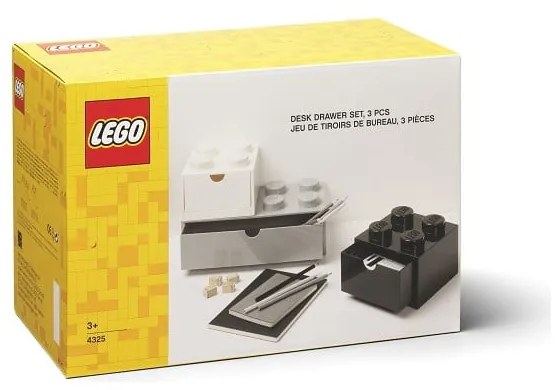 Plastikowe pojemniki dla dzieci zestaw 3 szt. Multi-Pack – LEGO®