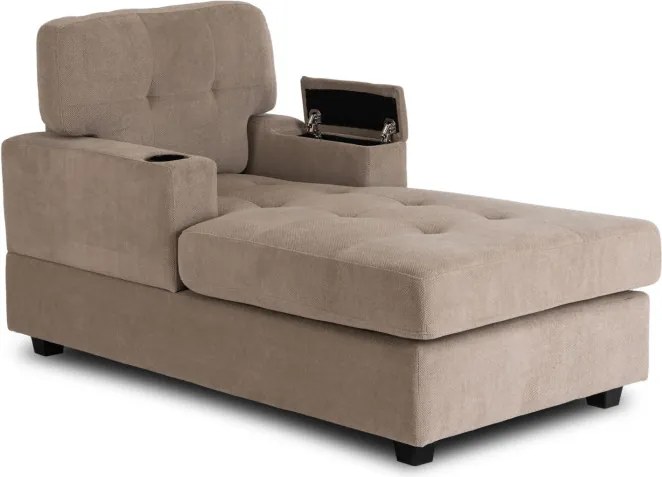 Fotel Wypoczynkowy Sofa NEO Beżowy Tapicerowany Nowoczesny