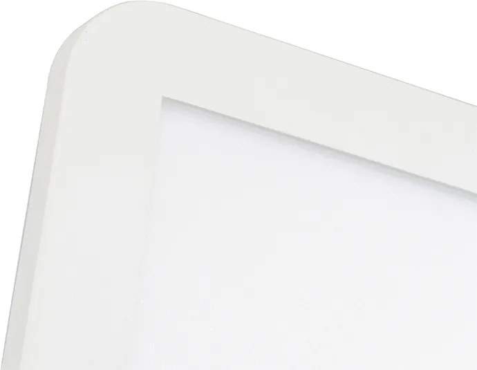 Plafon biały 22,5 cm z wbudowanym LED 3-stopniowy ściemniacz IP44 - Steve