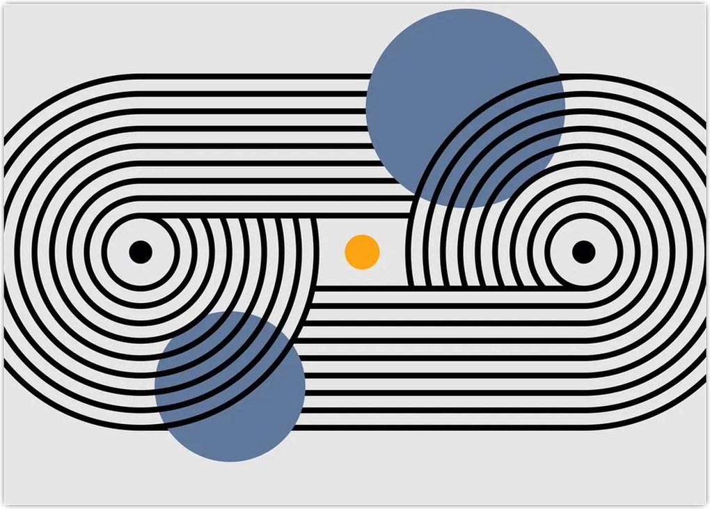 Obraz - Minimalistyczna abstrakcja N⁰3 (70x50 cm)