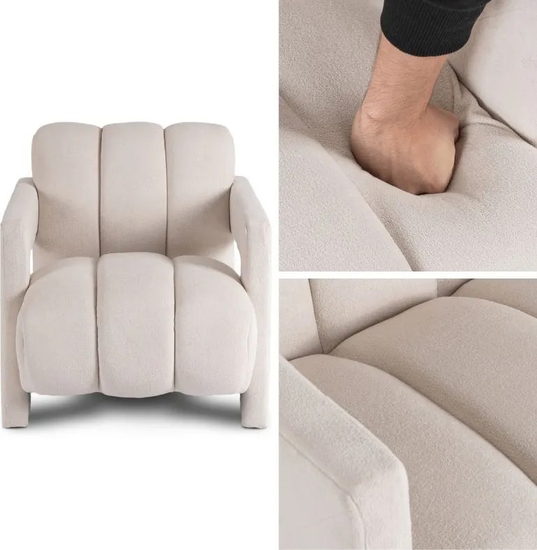 Designerski fotel wypoczynkowy Bender