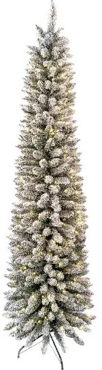 Choinka sztuczna Świerk Biały Slim 210cm LED400