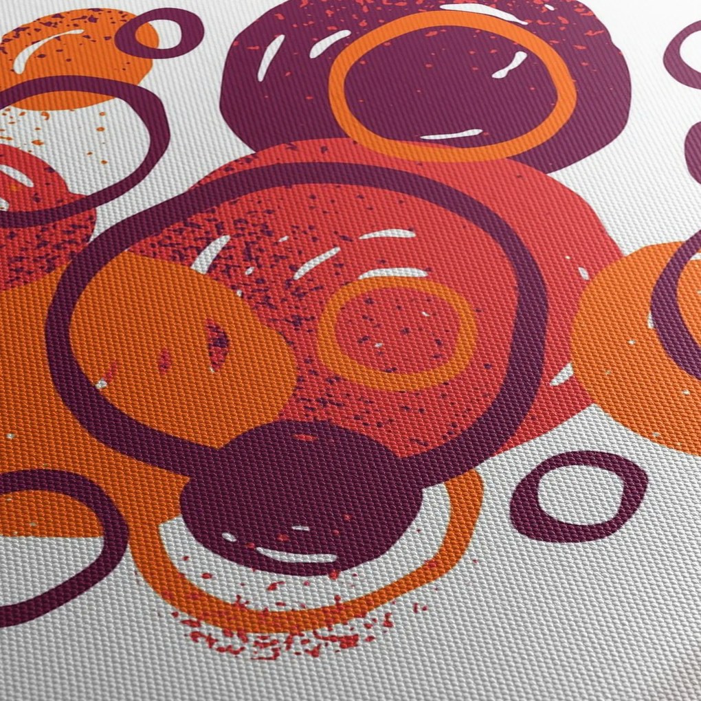 Obraz kolorowych kółek (125x70 cm)