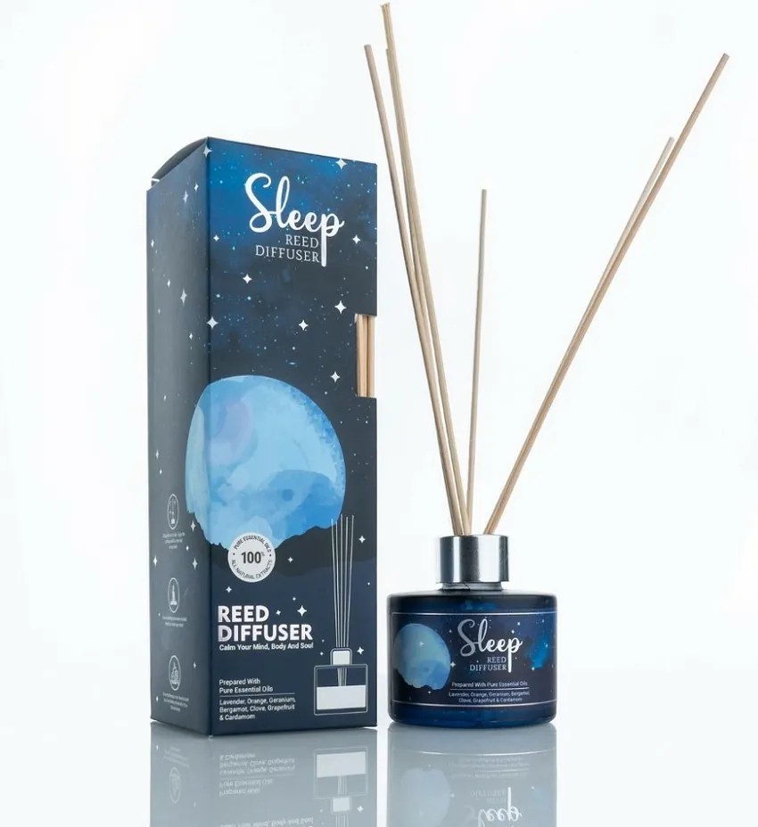 Dyfuzor aromaterapeutyczny do sypialni 120 ml z gałązkami wierzby