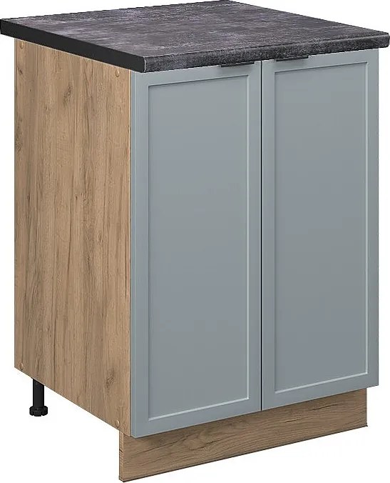 Szafki kuchenne jasnoniebiesko-szary 60x60x82 fame-line