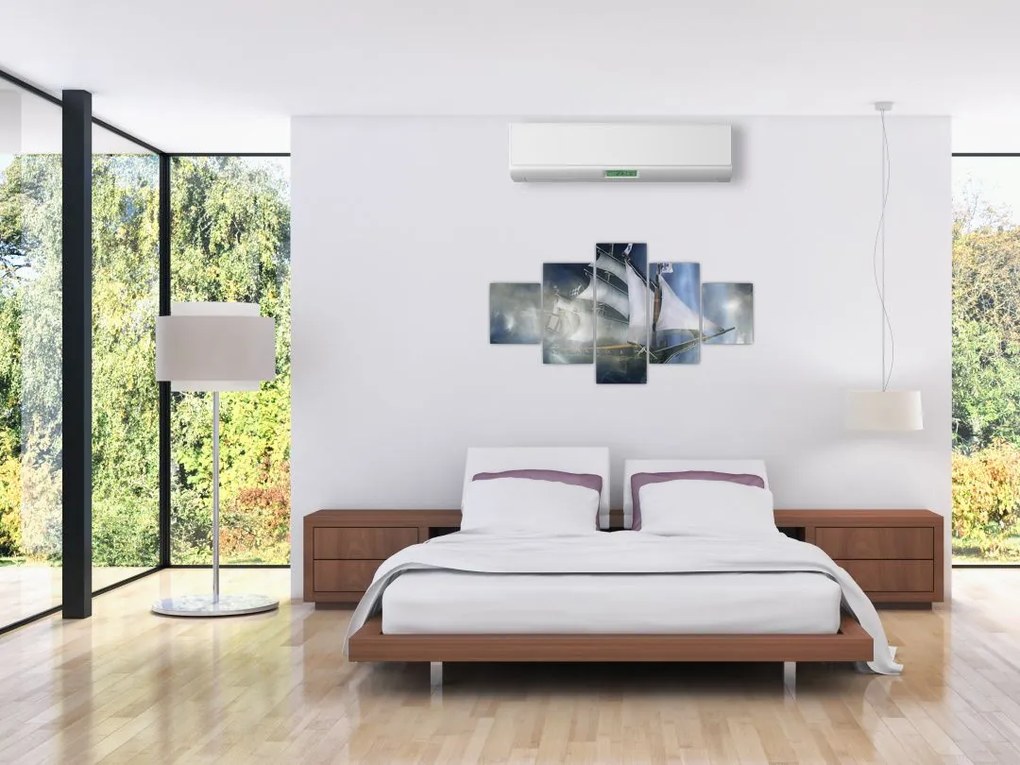 Obraz - Statek widmo (125x70 cm)