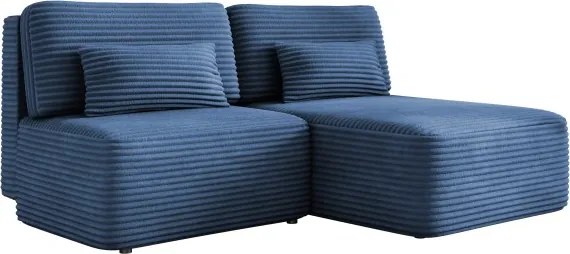 Narożnik TILIA wolnostojący układ L strona Prawa z funkcją spania w tkaninie Tilia 77