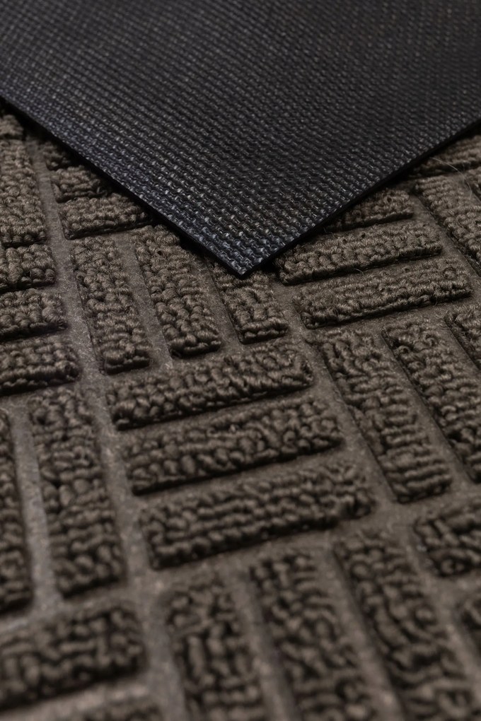 Wycieraczka 45x75cm materiałowa z gumowym spodem i krawędziami estetyczna