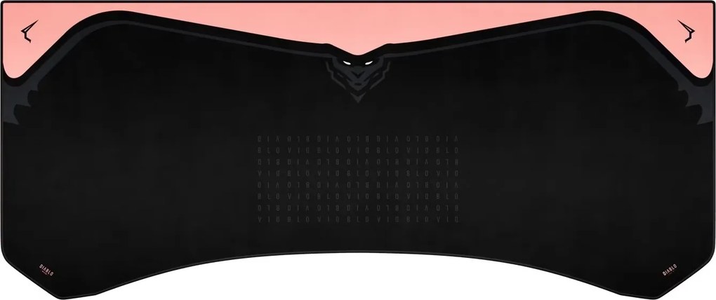Podkładka ochronna na biurko Diablo X-Forge 120 cm, Black Akira Pink