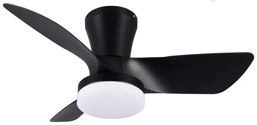Czarna lampa sufitowa LED Randers – Trio