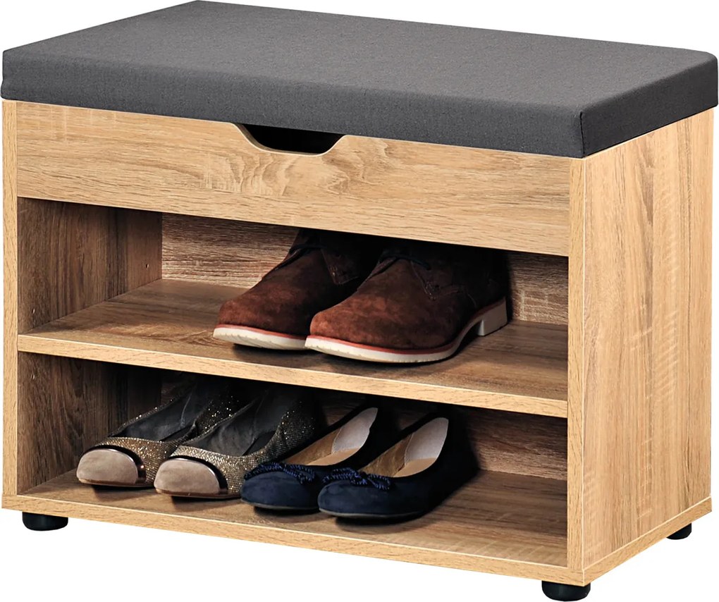 Szafka na buty z siedziskiem, 60 x 30 x 45 cm
