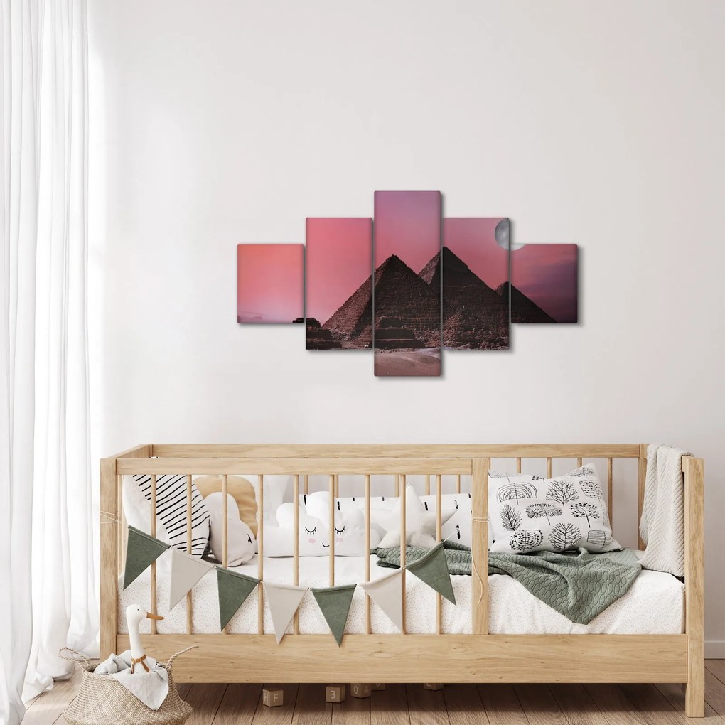 Obraz - Piramidy w Gizie, Egipt (125x70 cm)
