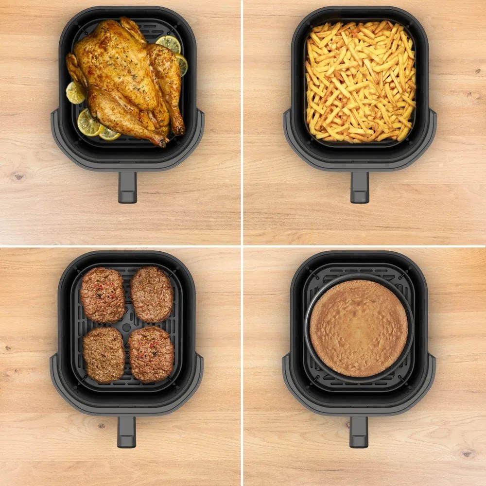 Ciemnoszara frytkownica beztłuszczowa Infrared EY832HE0 – Tefal