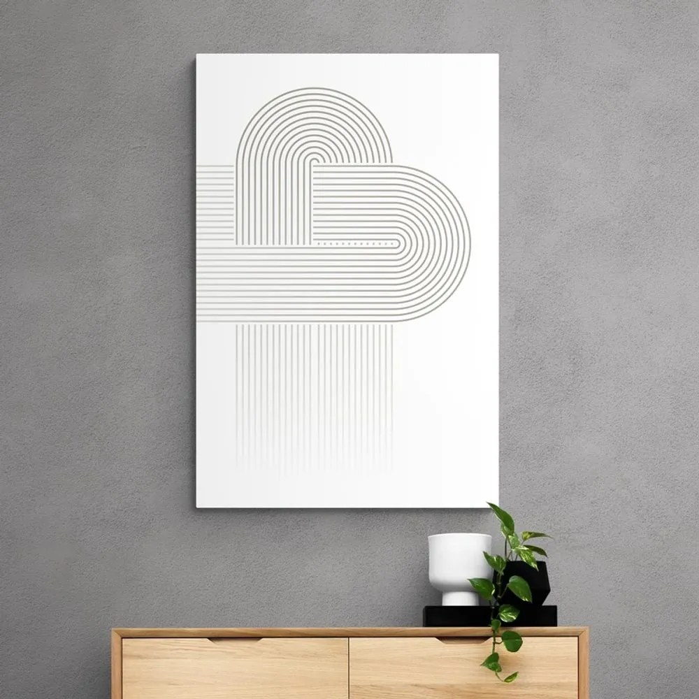 Obraz połączenie tęczy Mid-Century