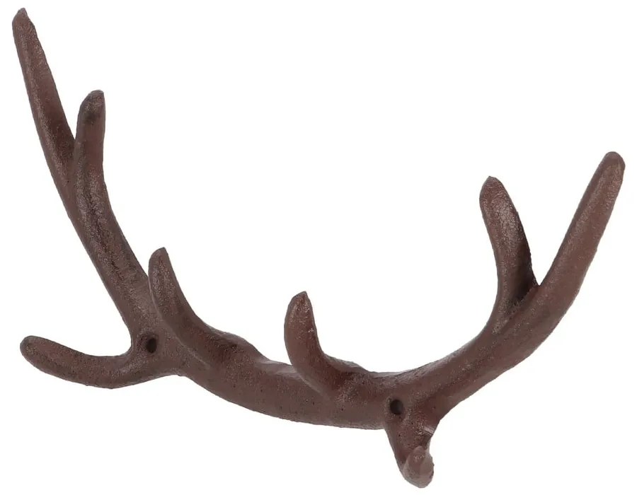 Brązowy metalowy wieszak ścienny Antlers – Esschert Design