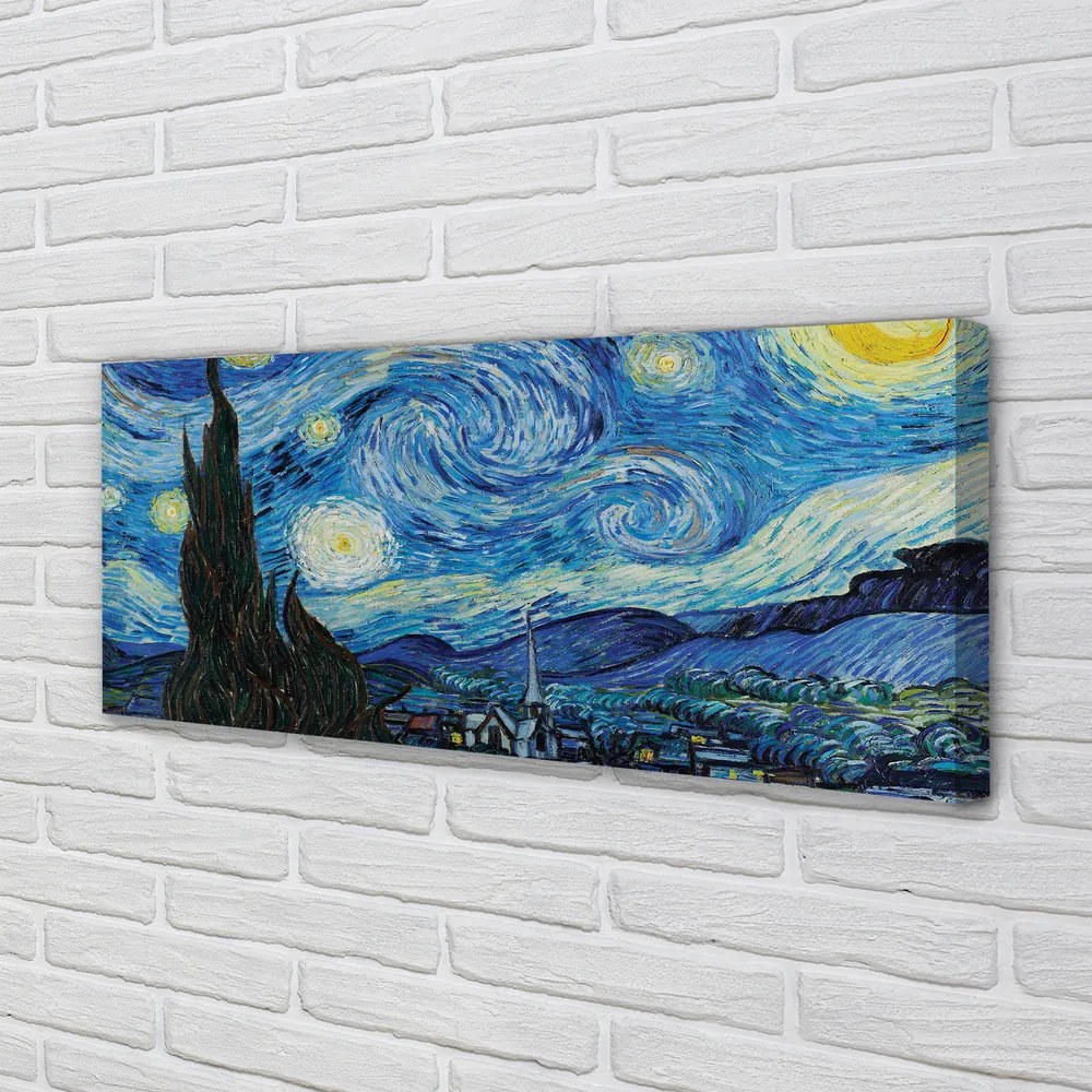 Zdjęcie na płótnie Gwiaździsta noc - Vincent van Gogh