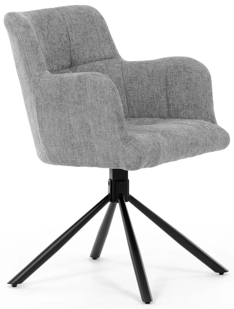 Zestaw krzeseł obiadowych z mechanizmem powrotnymDCH-T1122 GREY2, 2 szt.