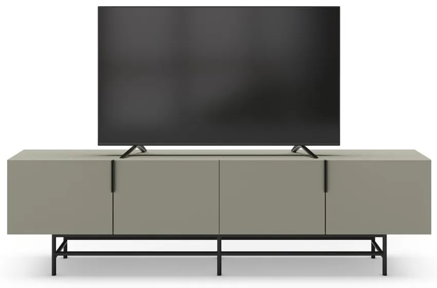 Zielonoszara szafka pod TV 200x63,5 cm Eldia – Marckeric