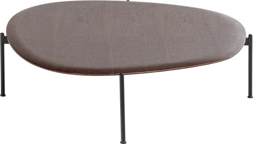 Stolik w ciemnym naturalnym kolorze 97x121 cm Kota – WOOOD