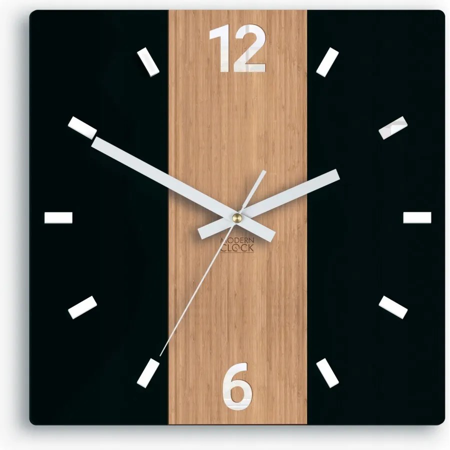 Zegar na ścianę nowoczesny do salonu sypialni cichy kwadratowy efektowny