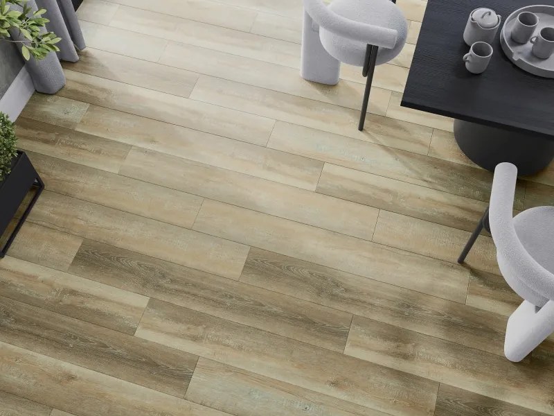 Mexen West Orange próbka paneli winylowych SPC 6,5 mm, podkład IXPE 1,5 mm, 4 V-Fuga, Dąb - F1009-S
