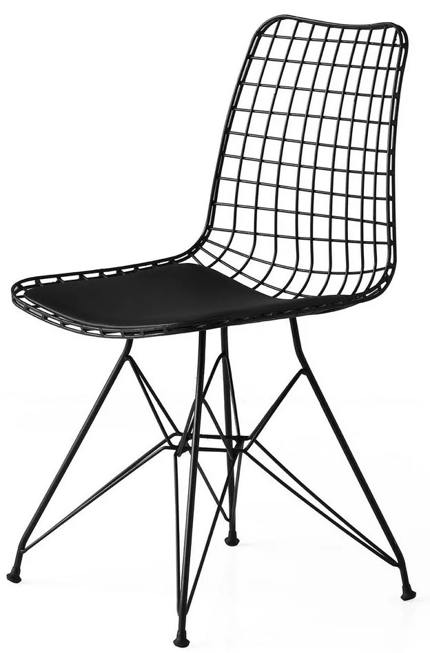 Zestaw krzeseł do jadalni Tivoli Black, 2 szt.