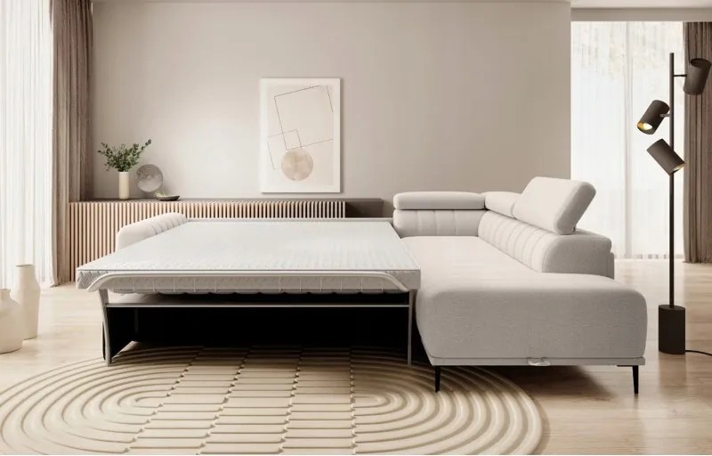 Narożnik GANDI 120 Prawostronny system włoski Salvador 01 Beżowy WERSAL