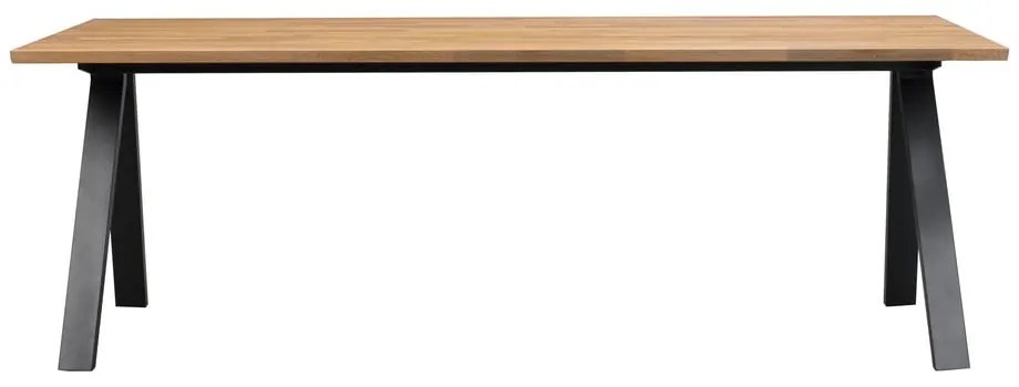 Rozkładany stół z blatem z drewna dębowego 220x100 cm Carradale – Rowico