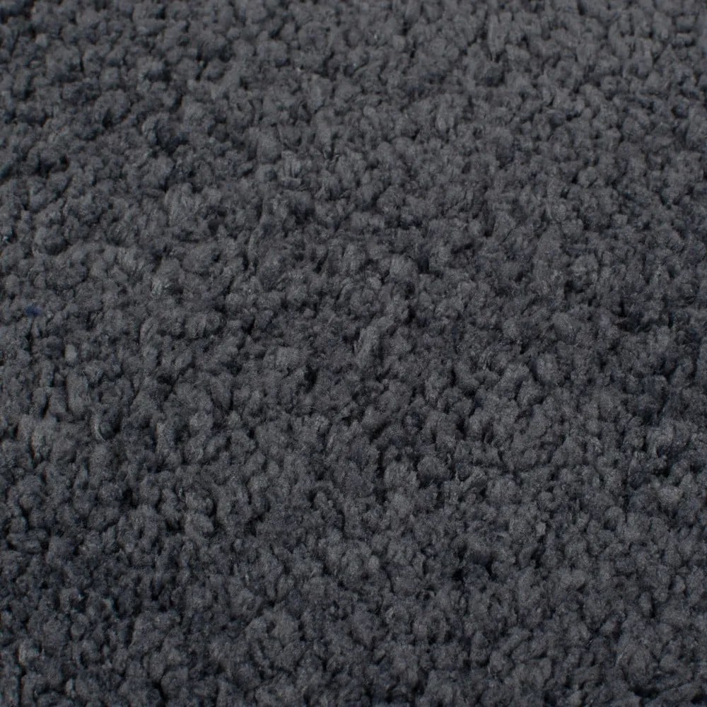 Ciemnoszary dywan z włókien z recyklingu odpowiedni do prania 80x150 cm Fluffy – Flair Rugs